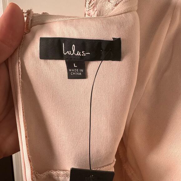 Lulus NEW Redefine Regal Pale Pink Floral Jacquard Strapless Large Maxi Dress - Picture 14 of 14